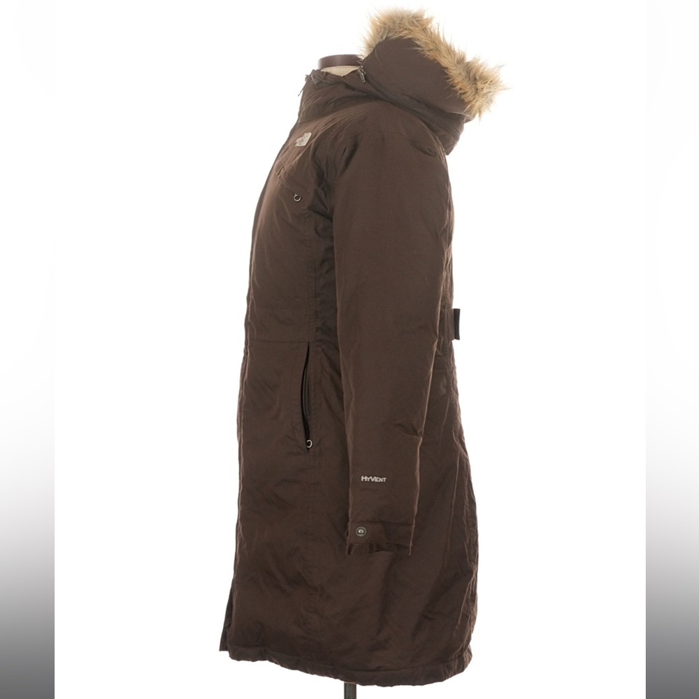 The North Face Women's Dark Brown Longline Winter Coat
